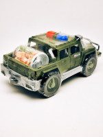 Пикап военный патрульный Защитник со сладостями рахат-лукум 125гр