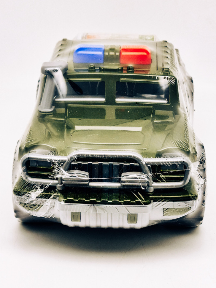 Пикап военный патрульный Защитник со сладостями рахат-лукум 125гр