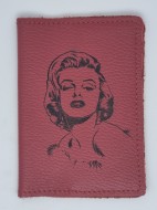 Обложка на паспорт натуральная кожа №23