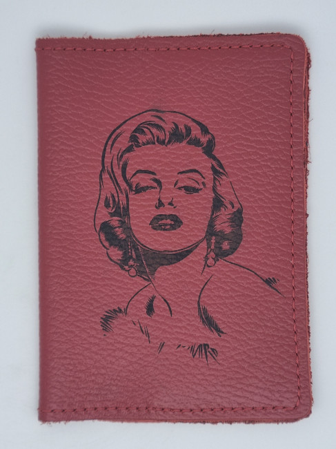 Обложка на паспорт натуральная кожа №23