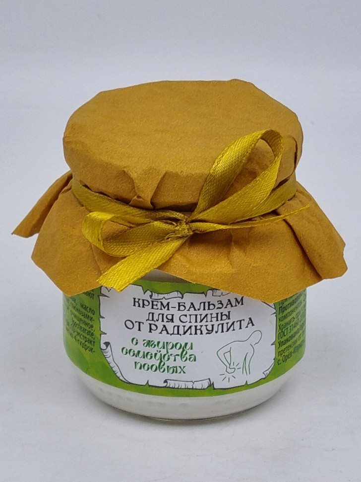 Крем-бальзам ЗМ от радикулита для спины с жиром семейства псовых 110мл