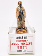 Чай печной сушки по монастырскому рецепту зеленый ручной сбор 40гр с фигуркой Николай Чудотворец Чай печной сушки по монастырскому рецепту зеленый ручной сбор 40гр с фигуркой Николай Чудотворец