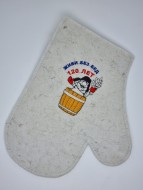 Рукавица для бани "Живи без бед 120 лет"