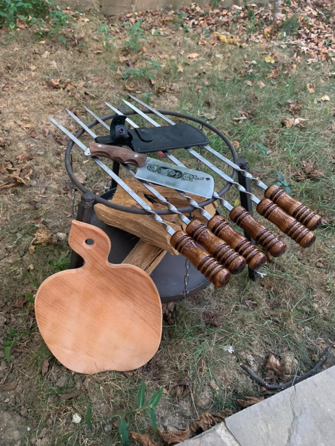 Сковорода из диска бороны комплект №7 50см Сковорода из диска бороны комплект №7 50см