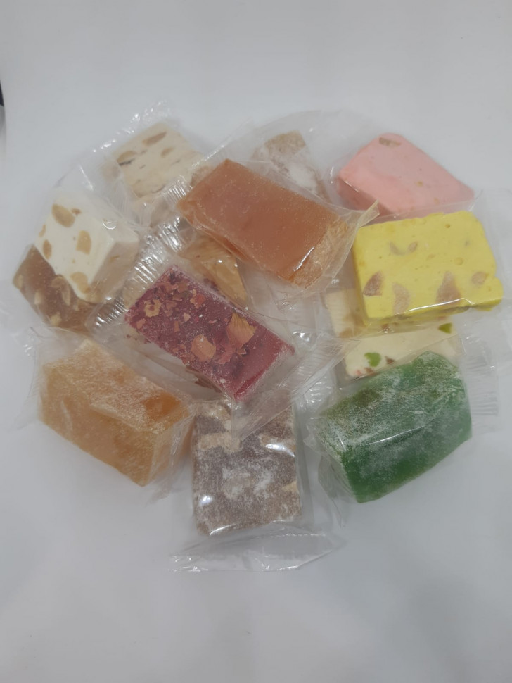 Восточные сладости нуга, мальбан и мальбан с кусочками фруктов 1кг