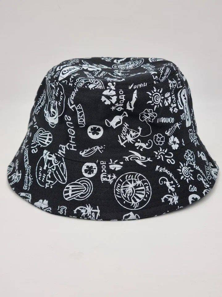 Панама в ассортименте 200 детская черная клевер