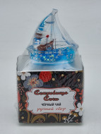 Чай черный ручной сбор 35гр с парусником глицериновым