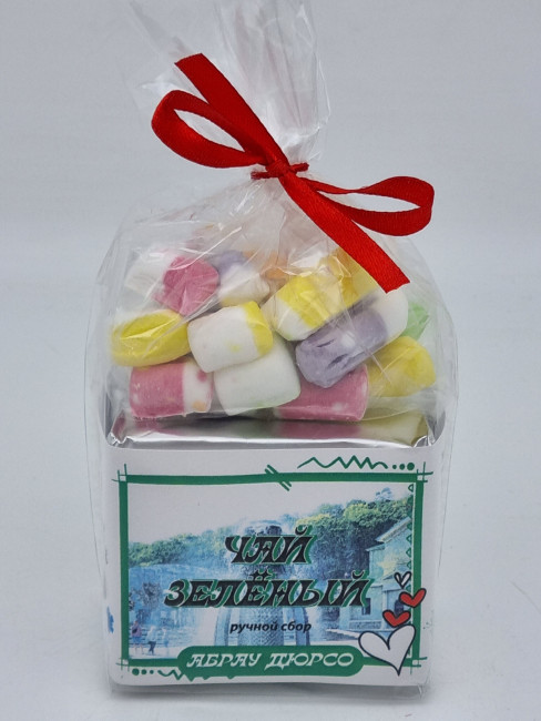 Чай зеленый ручной сбор 40гр + парварда 50гр Абрау-Дюрсо