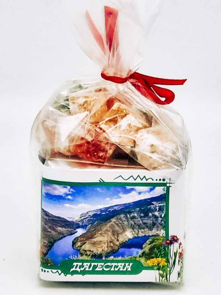 Чай зеленый ручной сбор 40гр +лукум 50гр Дагестан