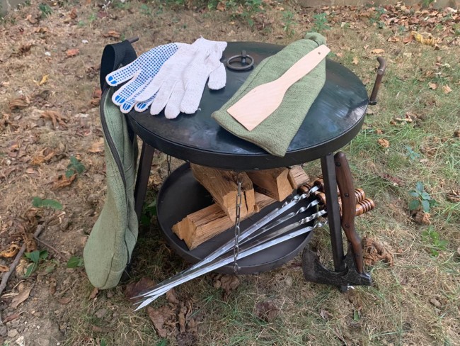 Сковорода из диска бороны комплект №8 50см