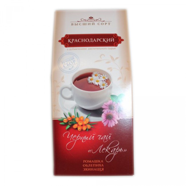 Солохаульский чай черный с добавками "Лекарь" 60гр