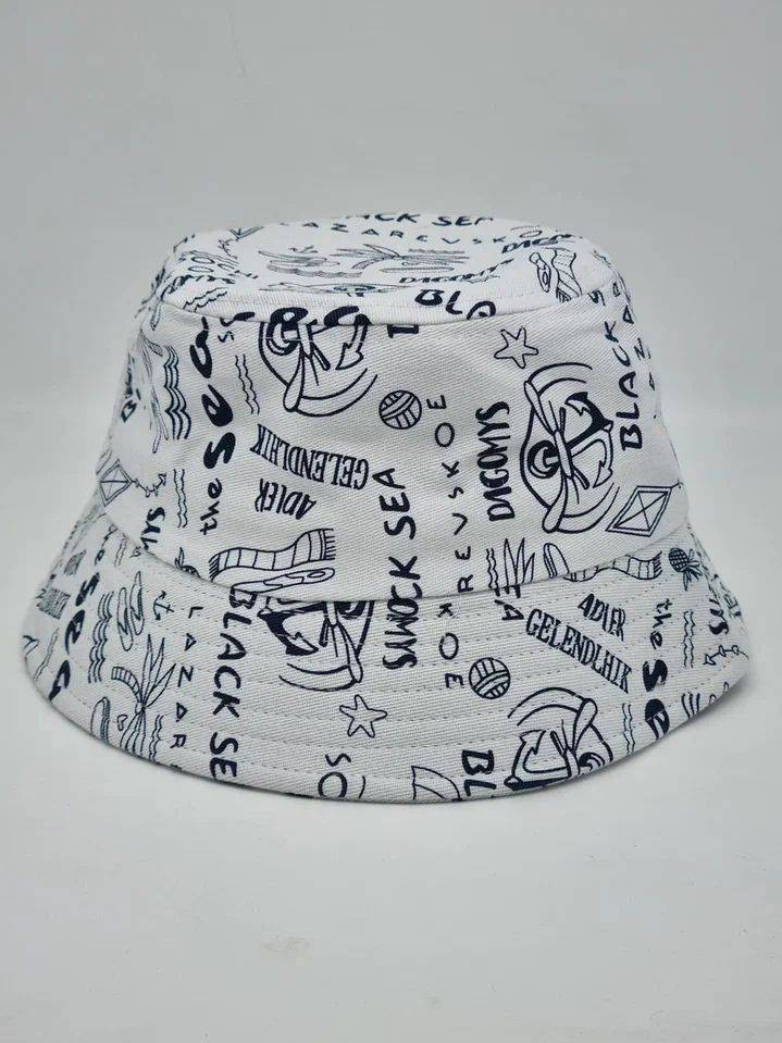 Панама в ассортименте 200  детская белая якорь