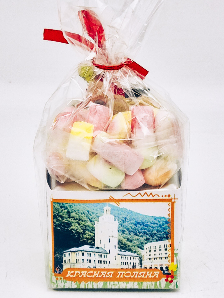 Краснополянский чай "Высокогорный" 40гр + парварда 50гр Красная поляна с магнитом лыжник 1