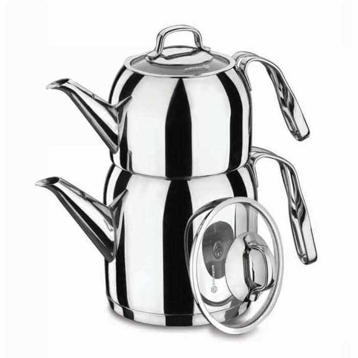 Набор чайников "STEAMA  KORKMAZ" 0.9/1,6л