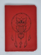 Обложка на паспорт натуральная кожа №9