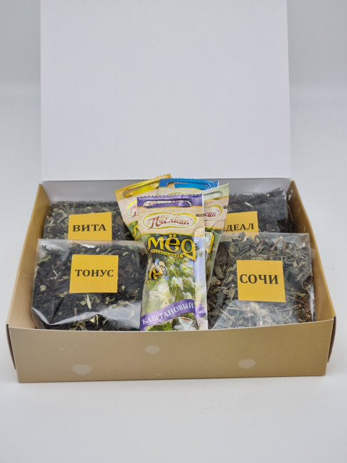 Медово-чайная коллекция в сашетах с 8 марта Медово-чайная коллекция в сашетах с 8 марта