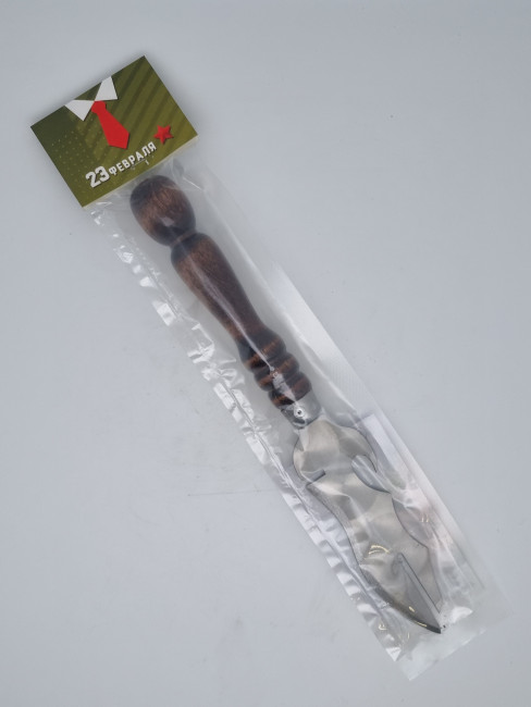 Нож вилка для снятия мяса 4в1 с 23 февраля Нож вилка для снятия мяса 4в1 с 23 февраля