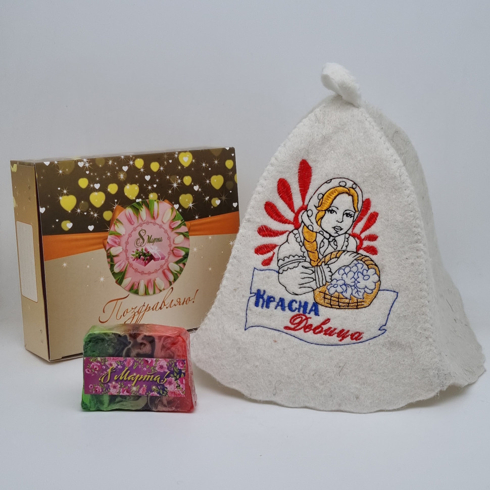 Набор для бани "Красна девица" с 8 марта