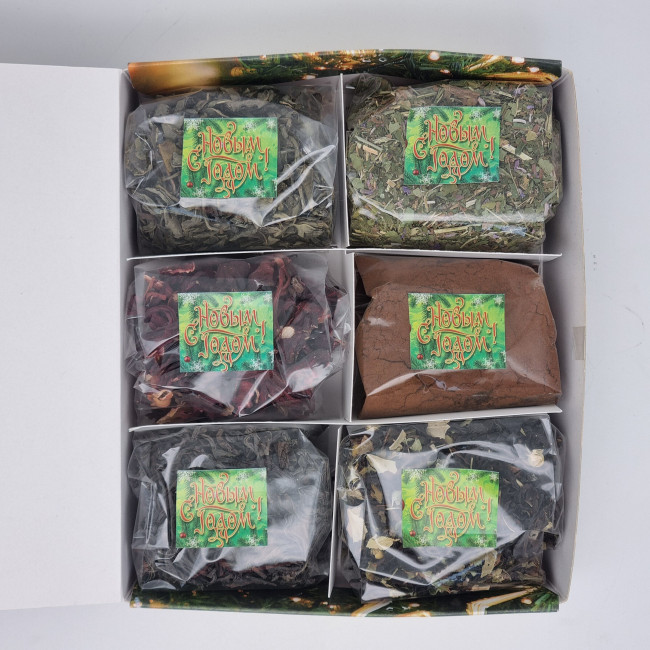 Ассорти Сочинского чая "Сочи" 170гр с новым годом