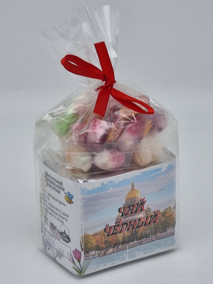 Чай черный ручной сбор 35гр + парварда 50гр Санкт-Петербург №1