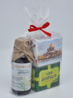 Набор чай черный р/с 35гр + чай зеленый р/с 40гр и бальзам Краснополянские травы Санкт-Петербург