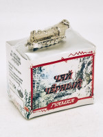 Чай черный ручной сбор 35гр Гуамка с брелком паровозик ручной работы никелированный