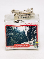 Чай черный ручной сбор 35гр Гуамка с брелком паровозик ручной работы никелированный