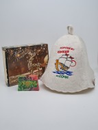 Набор для бани "Соседу" с новым годом