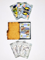 Карты сув игральн в деревянной коробке Адлер