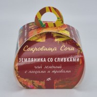 Чай зеленый  с добавками "Земляника со сливками" 40гр