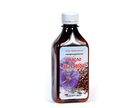 Масло льняное 265мл холодный отжим