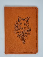 Обложка на паспорт натуральная кожа №1