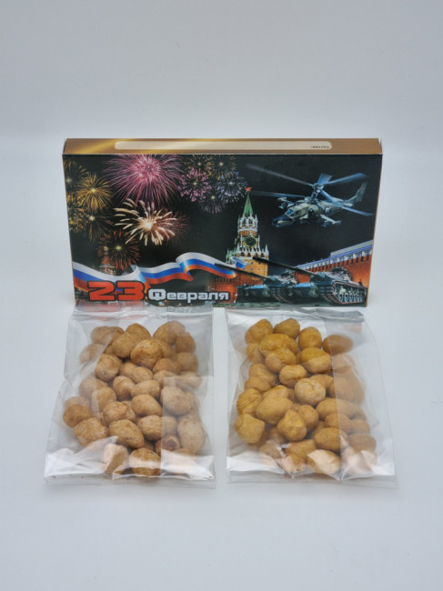 Набор Арахис в хрустящей оболочке "Сыр и Лук со Сметаной" с 23 февраля Набор Арахис в хрустящей оболочке "Сыр и Лук со Сметаной" с 23 февраля