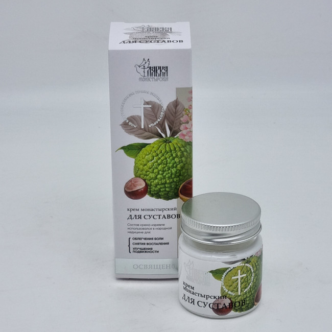 Крем монастырский на маклюре "Для Суставов" 40мл Крем монастырский на маклюре "Для Суставов" 40мл