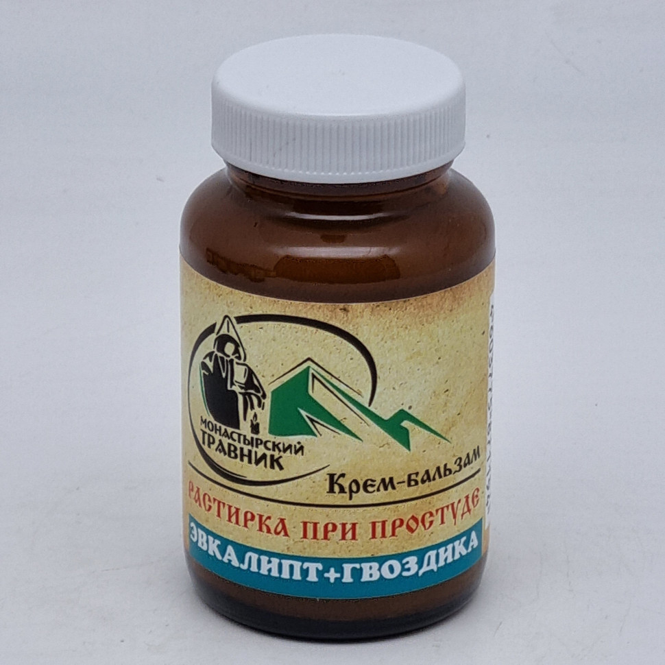 Крем-бальзам "Растирка при простуде" эвкалипт+гвоздика 100мл