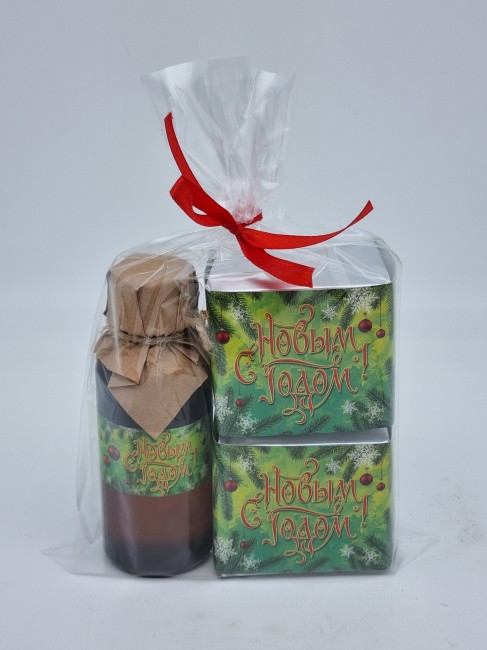 Набор 2 чая и бальзам с новым годом
