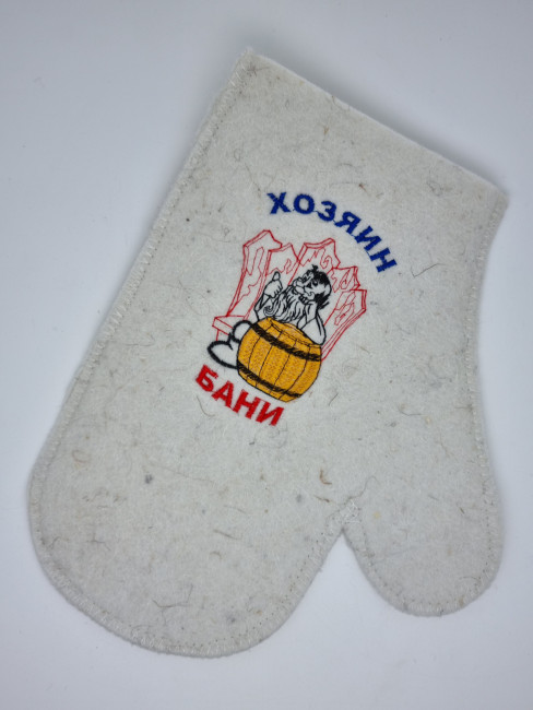 Рукавица для бани "Хозяин бани" Рукавица для бани "Хозяин бани"