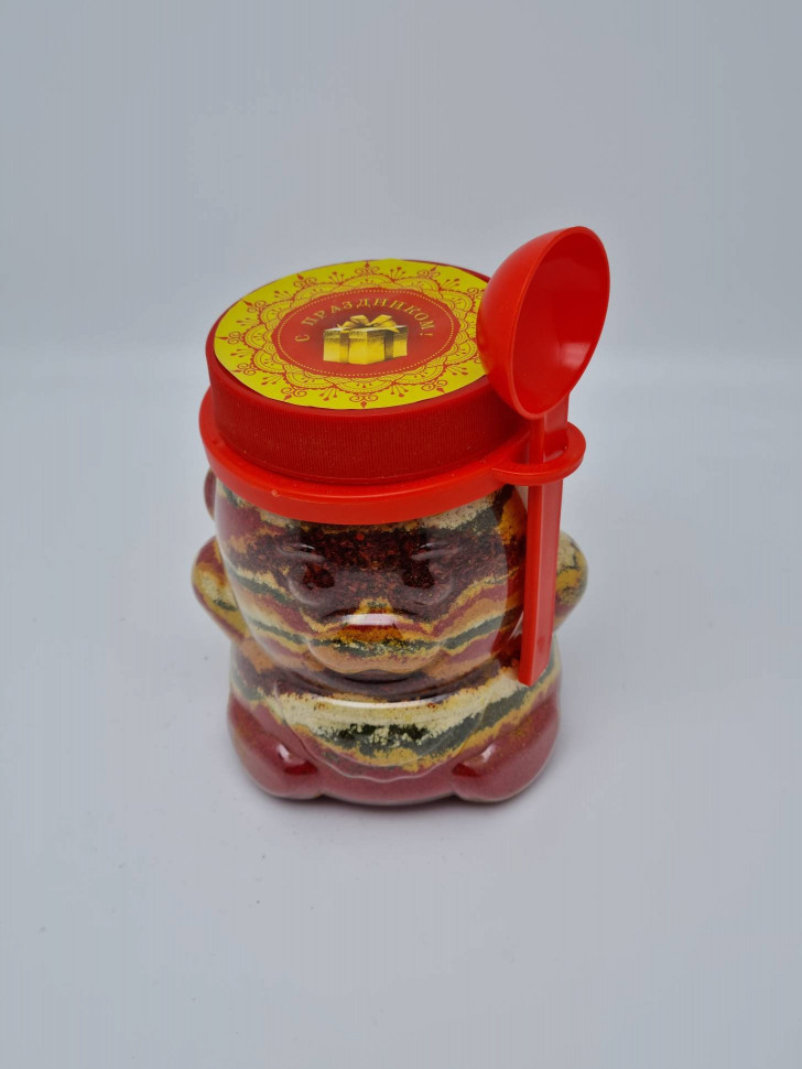 Смесь специй Мишка большой с ложкой 600гр лучший подарок