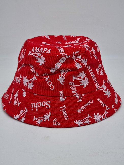 Панама в ассортименте 200 красная пальма