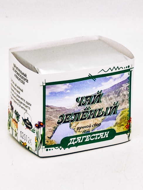 Чай зеленый ручной сбор 40гр Дагестан
