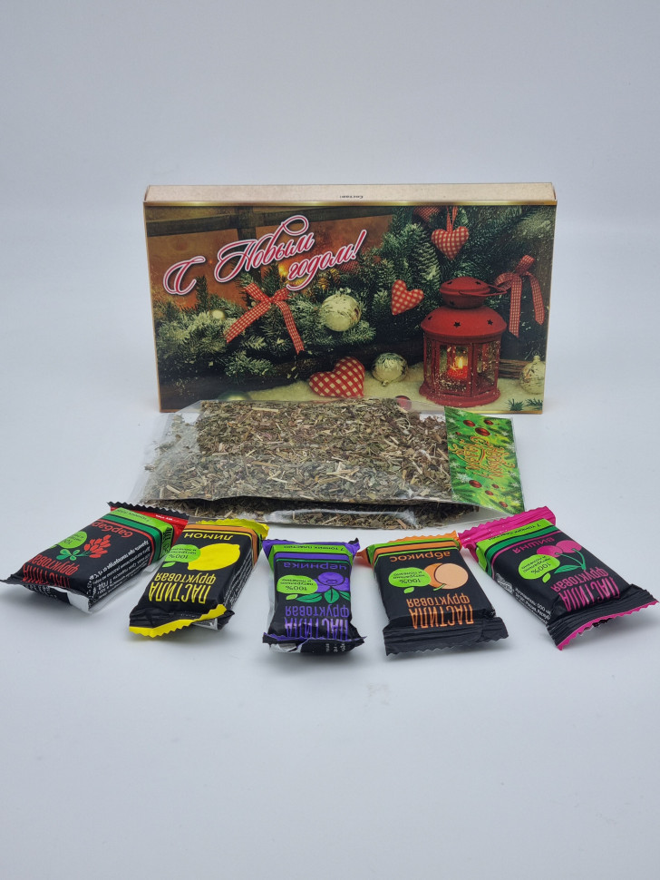 Набор Праздничный краснополянский чай и пастила с новым годом