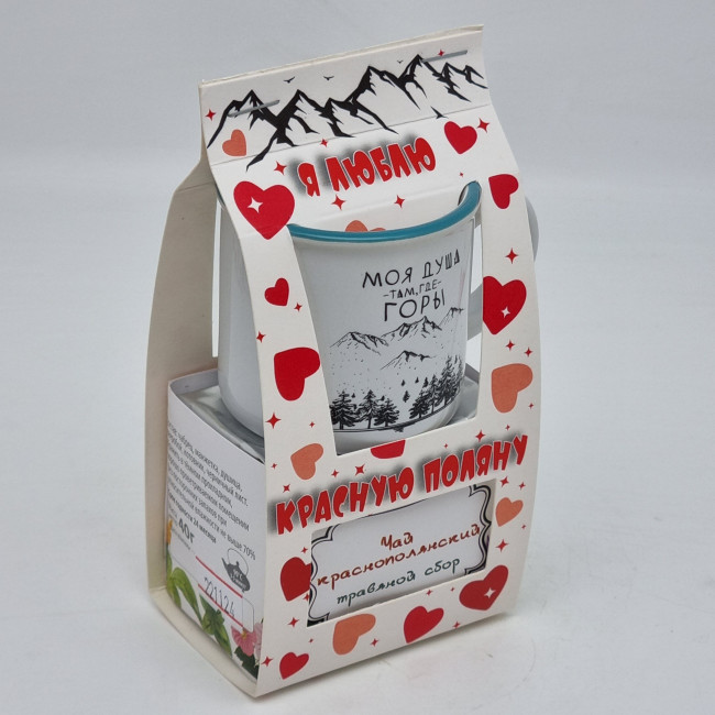 Краснополянский чай 40гр +кружка мини Краснополянский чай 40гр +кружка мини