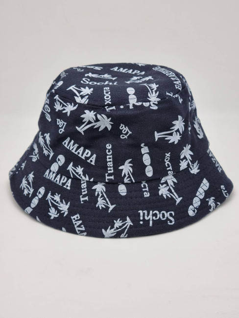 Панама в ассортименте 200  детская синяя пальма