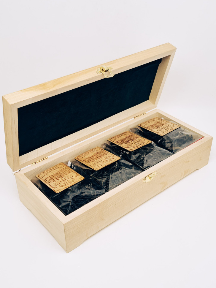 Шкатулка "Сочи" 4 вида чая 120гр