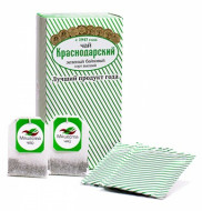 "Краснодарский с 1947 года" чай зеленый отборный 25 пакетиков по 1,5гр в и/у "Краснодарский с 1947 года" чай зеленый отборный 25 пакетиков по 1,5гр в и/у