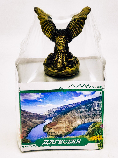 Чай зеленый ручной сбор 40гр Дагестан с сувениром орел средний