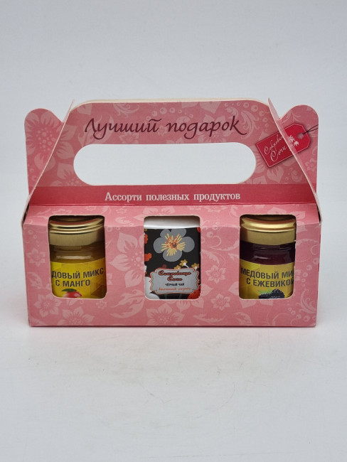 Сочинский деликатес №6-1 ассорти "Лучший подарок" с черным чаем