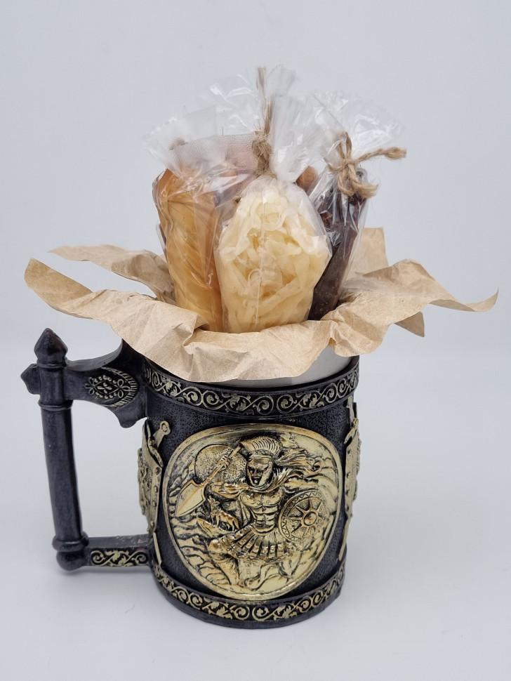 Кружка рыцарь с пивными деликатесами