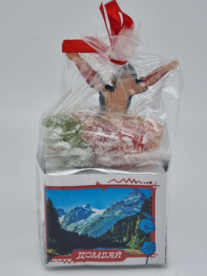 Чай черный ручной сбор 35гр +лукум 50гр Домбай с магнитом