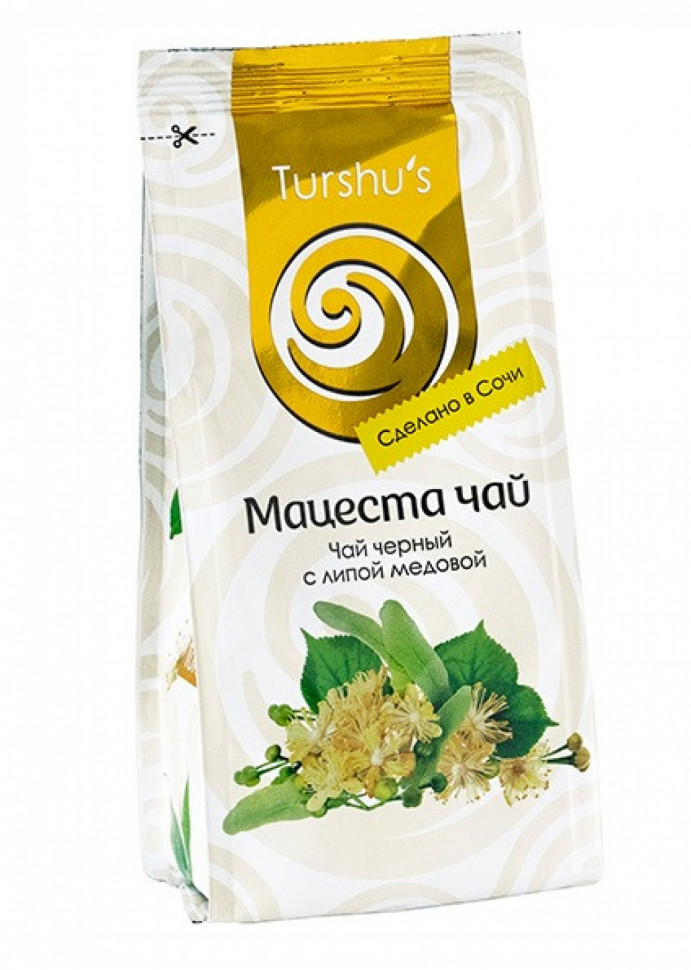 Мацеста: Чай черный байховый с липой медовой 75гр